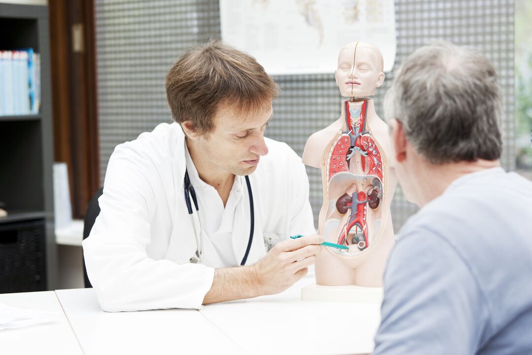 διαβούλευση με γιατρό για προστατίτιδα